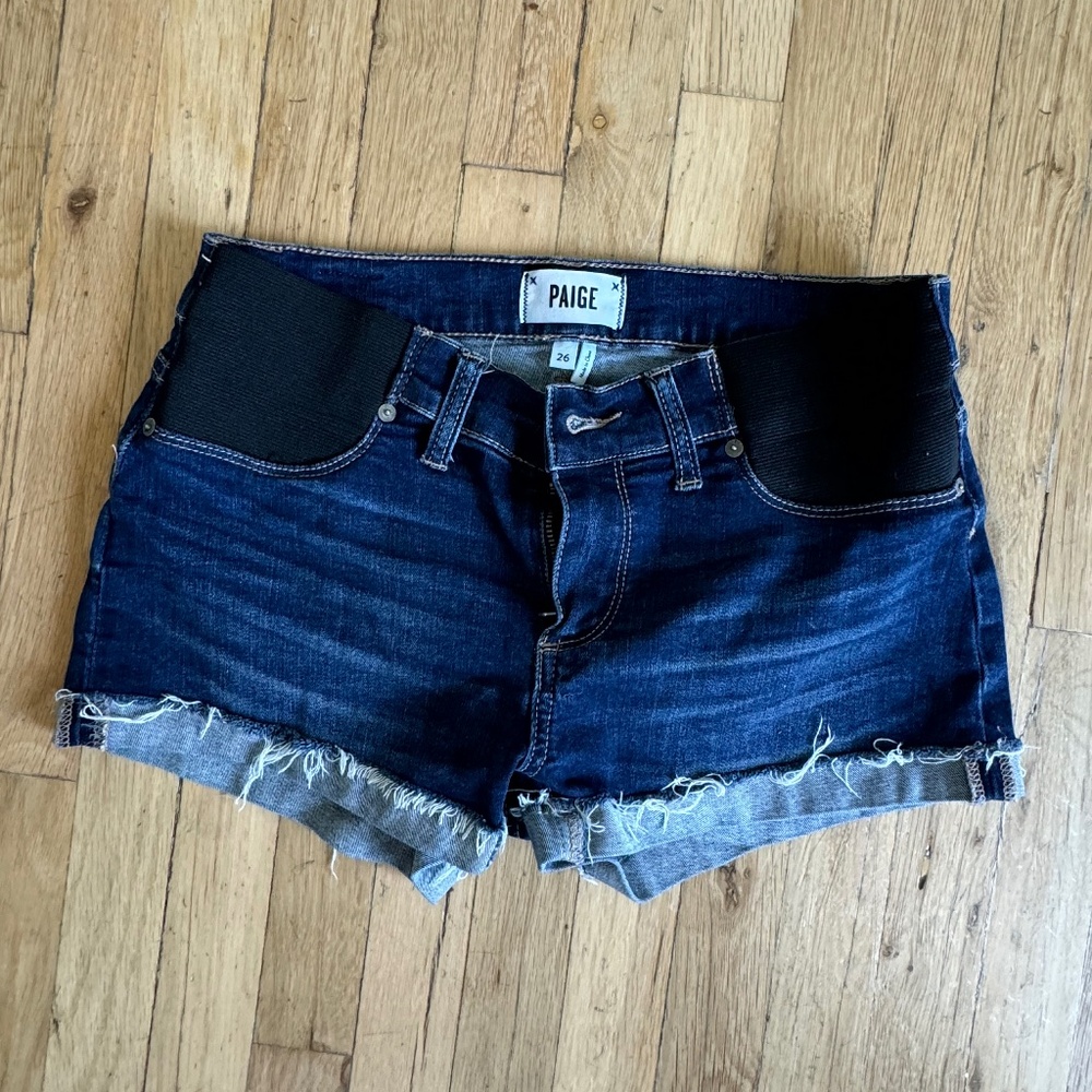 Paige Denim Maternity Jean Shorts